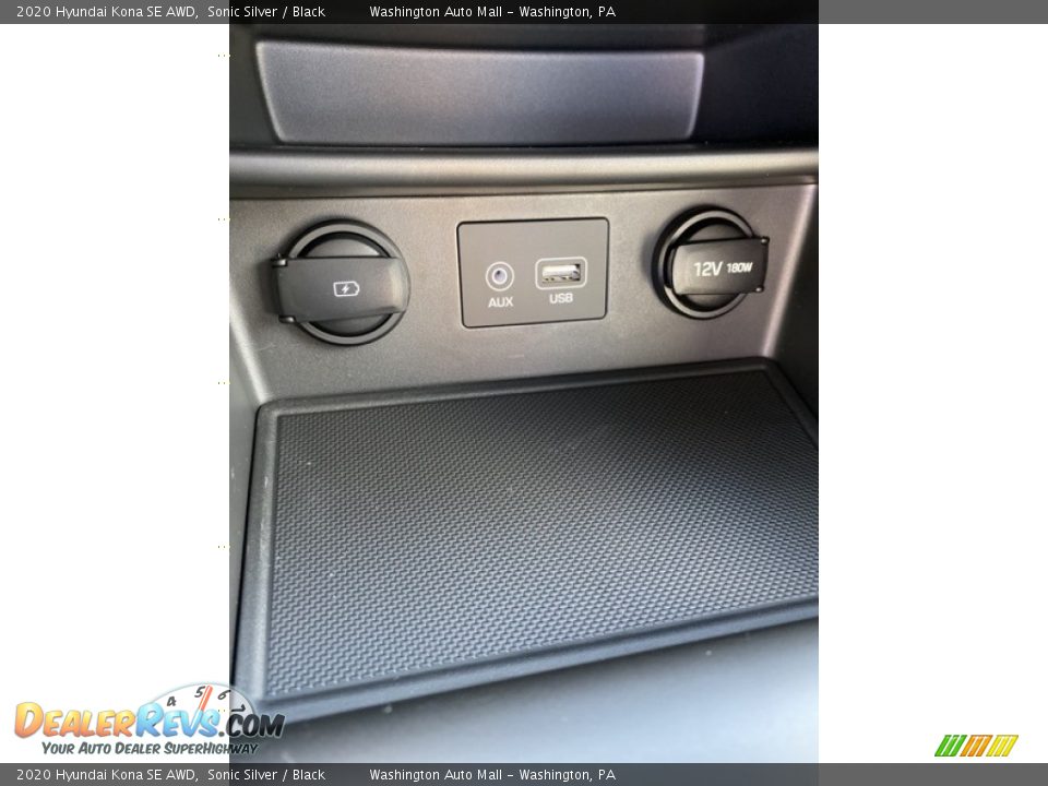 2020 Hyundai Kona SE AWD Sonic Silver / Black Photo #36