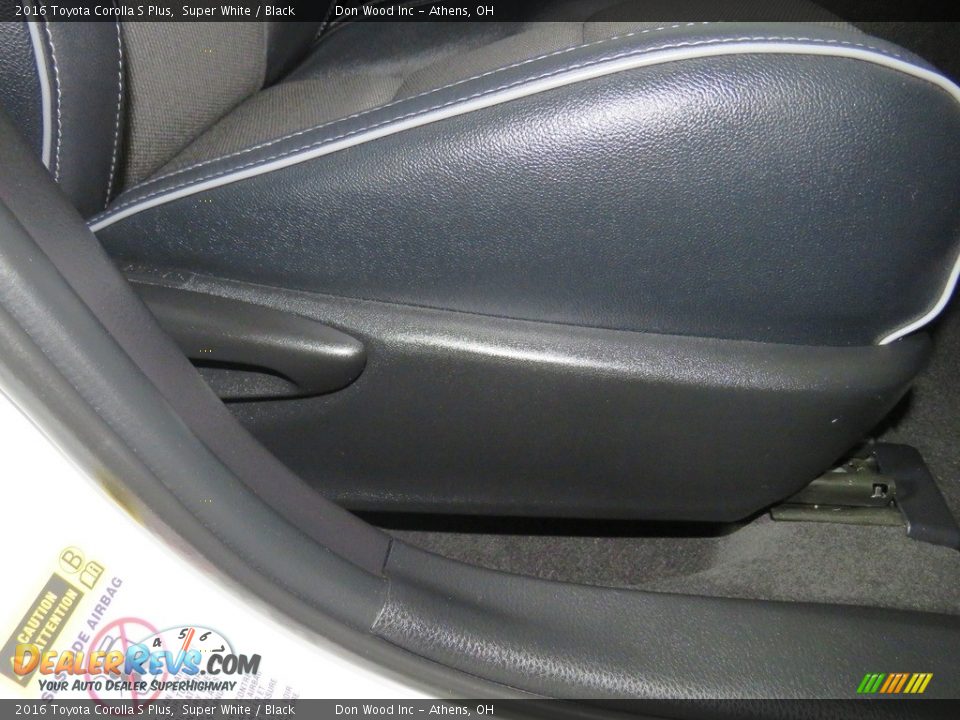 2016 Toyota Corolla S Plus Super White / Black Photo #26