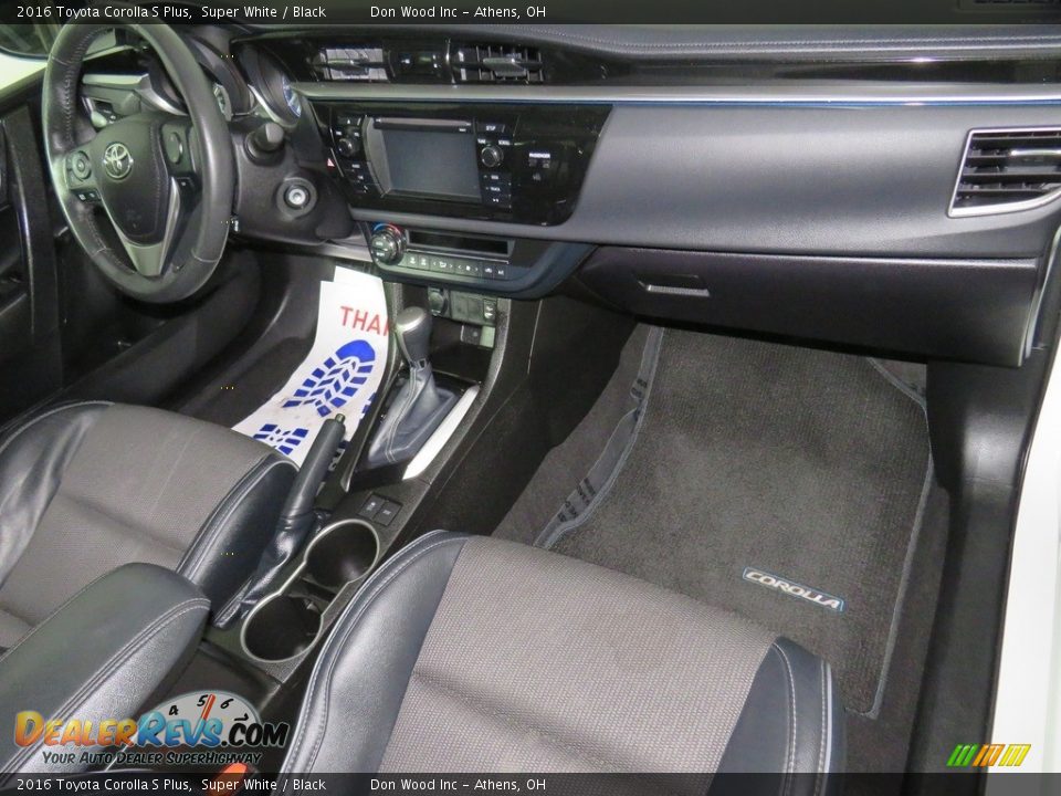 2016 Toyota Corolla S Plus Super White / Black Photo #27