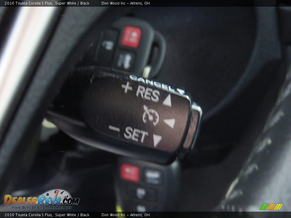 2016 Toyota Corolla S Plus Super White / Black Photo #34