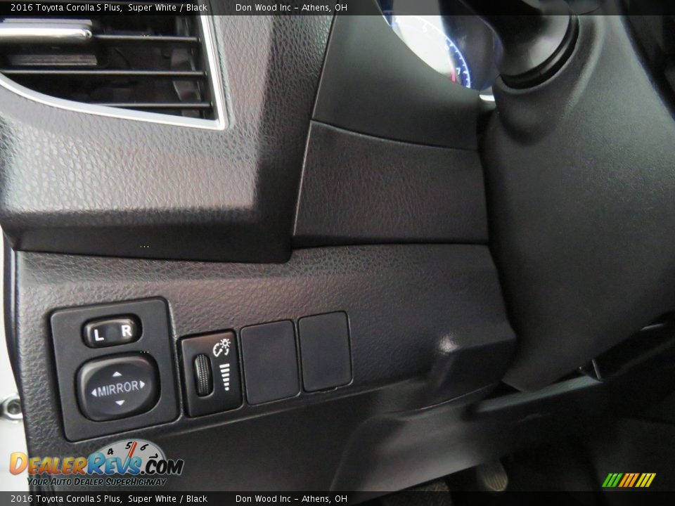 2016 Toyota Corolla S Plus Super White / Black Photo #35