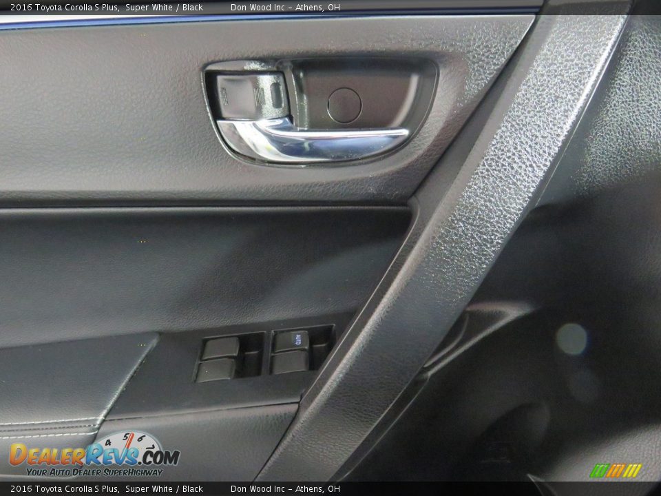 2016 Toyota Corolla S Plus Super White / Black Photo #36