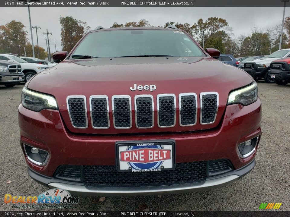 2020 Jeep Cherokee Limited 4x4 Velvet Red Pearl / Black Photo #2