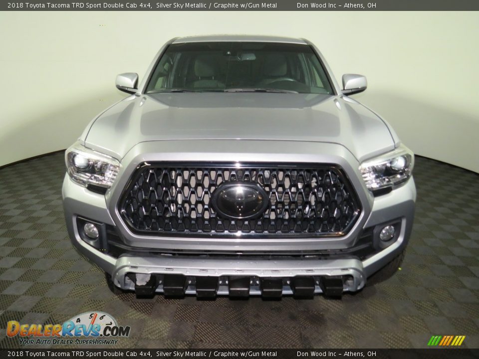 2018 Toyota Tacoma TRD Sport Double Cab 4x4 Silver Sky Metallic / Graphite w/Gun Metal Photo #4