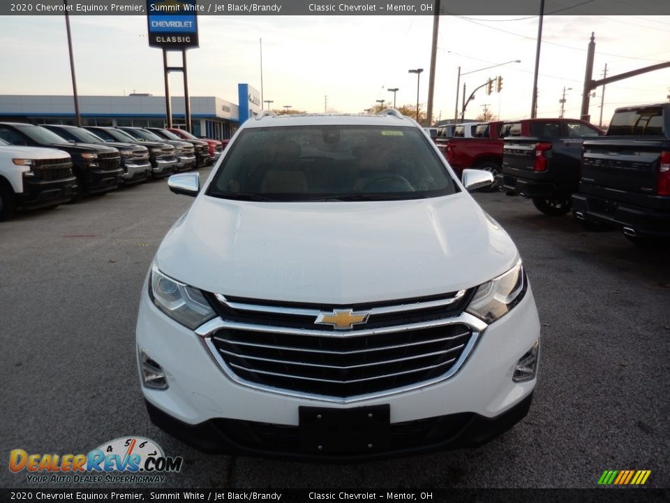 2020 Chevrolet Equinox Premier Summit White / Jet Black/Brandy Photo #2