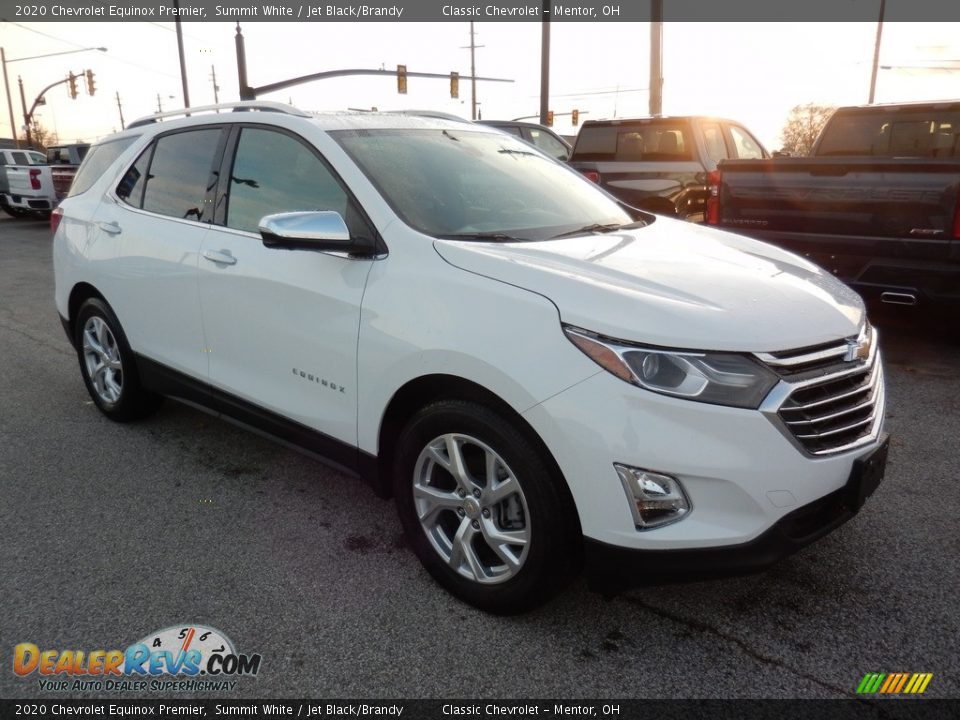 2020 Chevrolet Equinox Premier Summit White / Jet Black/Brandy Photo #3