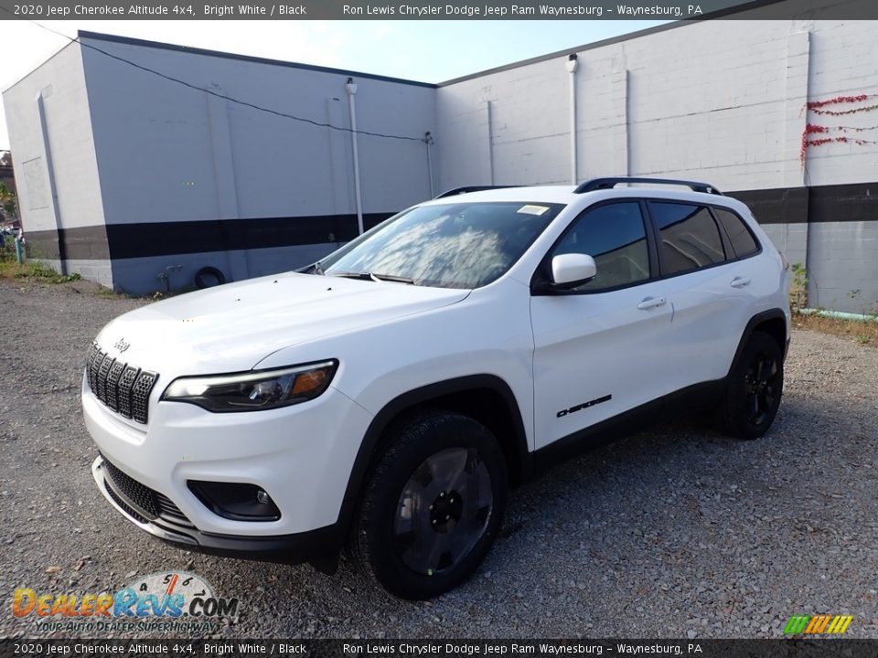 2020 Jeep Cherokee Altitude 4x4 Bright White / Black Photo #1