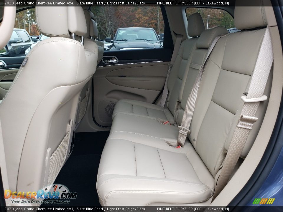 2020 Jeep Grand Cherokee Limited 4x4 Slate Blue Pearl / Light Frost Beige/Black Photo #6