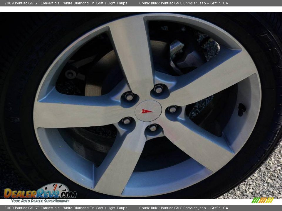 2009 Pontiac G6 GT Convertible White Diamond Tri Coat / Light Taupe Photo #8