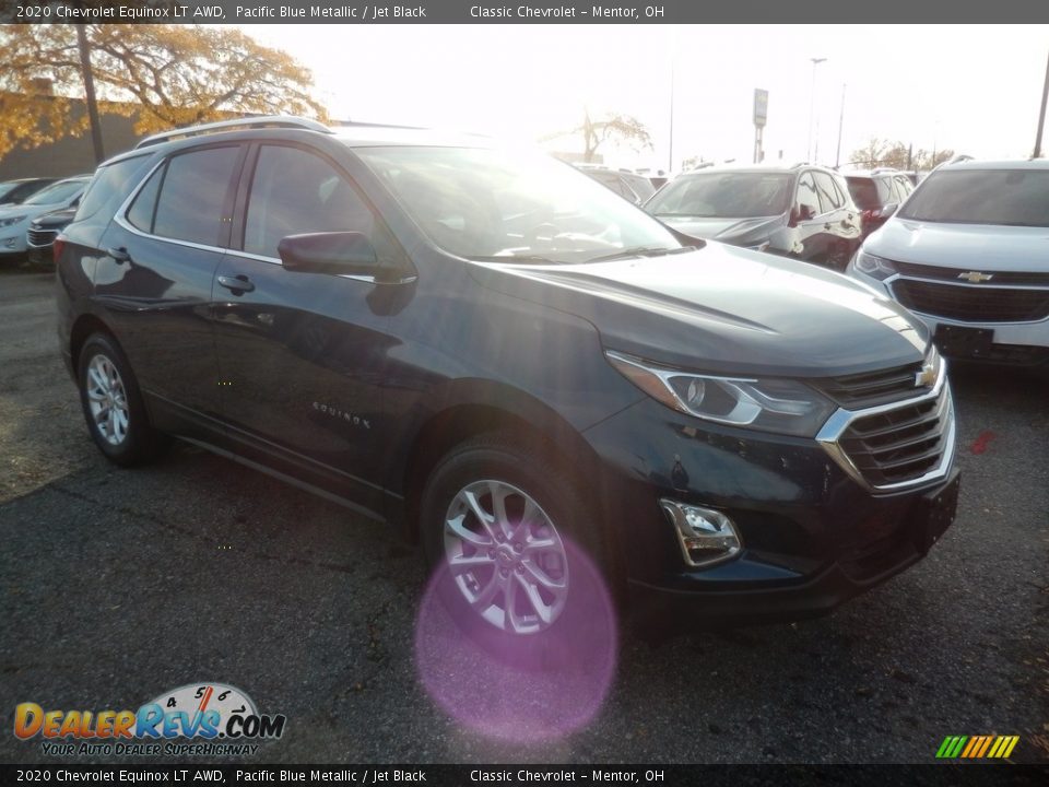 2020 Chevrolet Equinox LT AWD Pacific Blue Metallic / Jet Black Photo #3