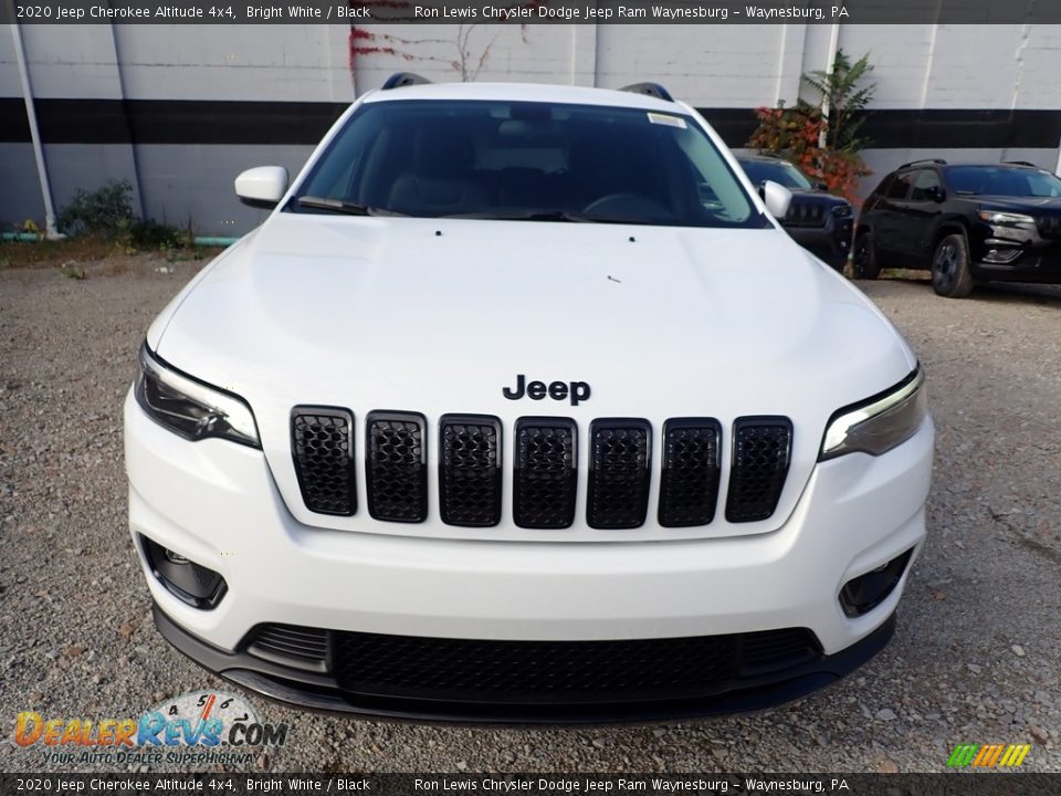 2020 Jeep Cherokee Altitude 4x4 Bright White / Black Photo #8