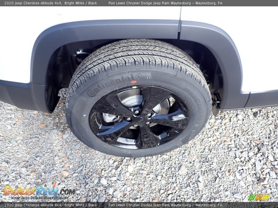 2020 Jeep Cherokee Altitude 4x4 Bright White / Black Photo #9