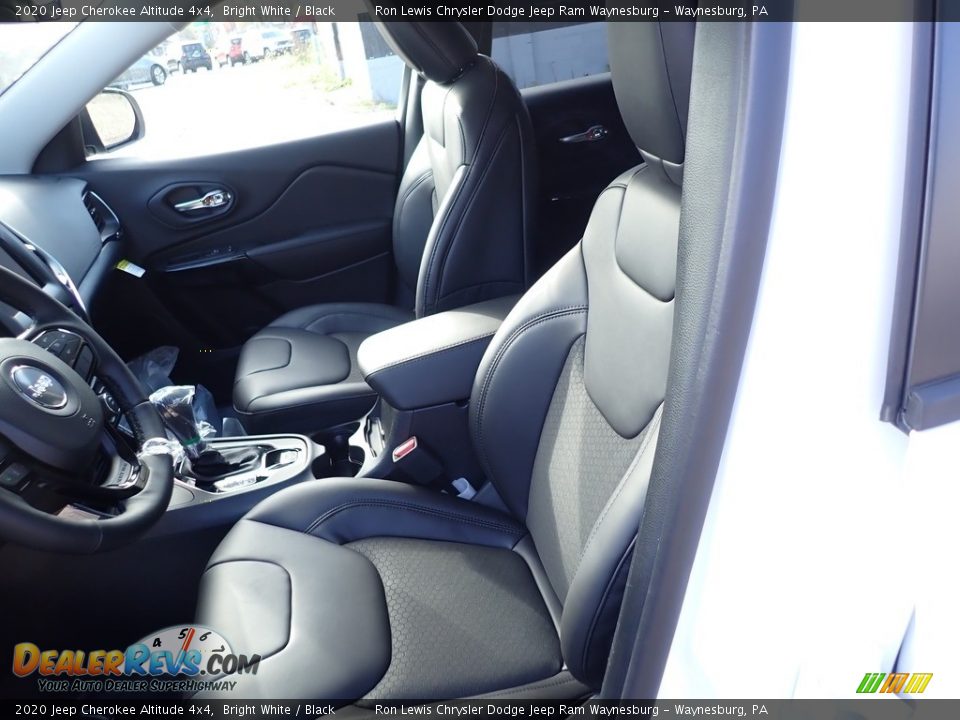 2020 Jeep Cherokee Altitude 4x4 Bright White / Black Photo #15