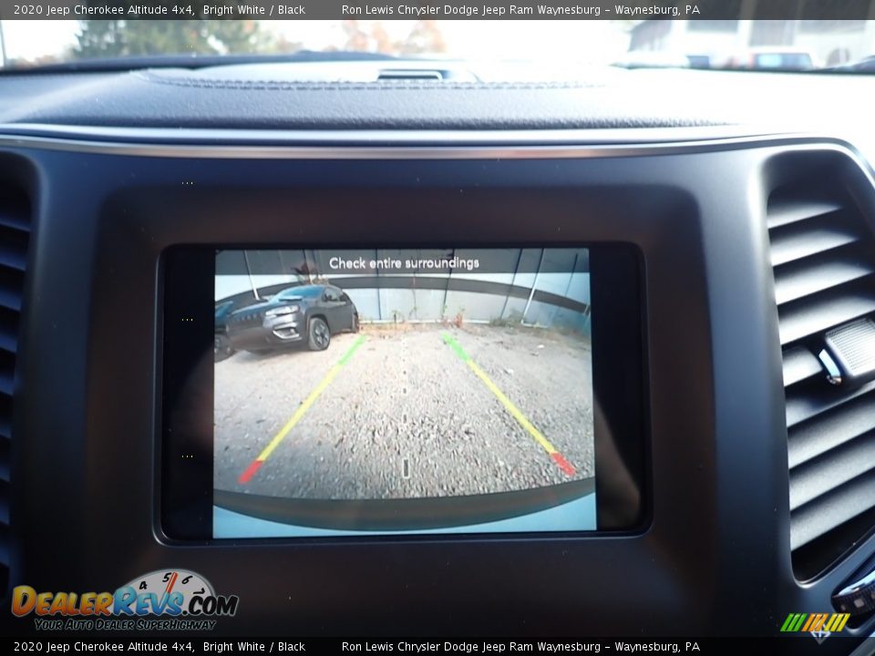 2020 Jeep Cherokee Altitude 4x4 Bright White / Black Photo #18