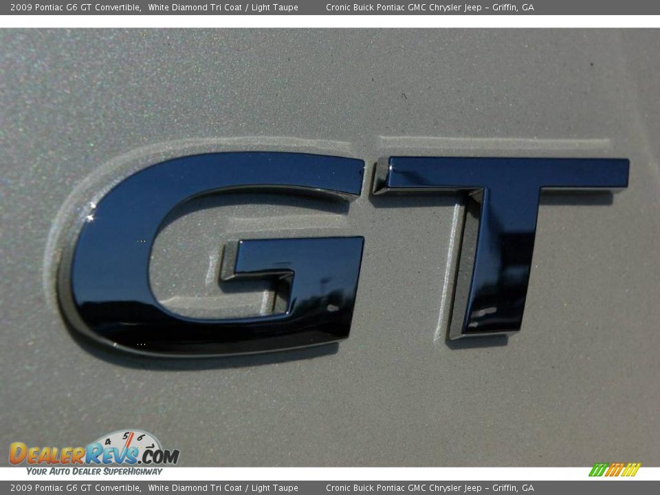 2009 Pontiac G6 GT Convertible White Diamond Tri Coat / Light Taupe Photo #10