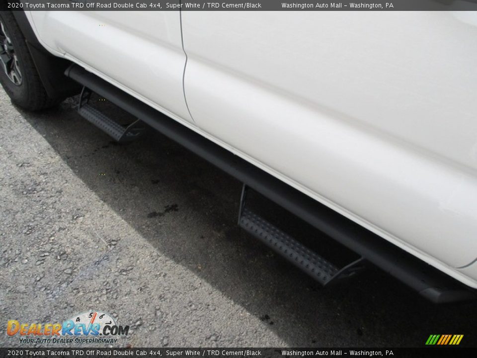 2020 Toyota Tacoma TRD Off Road Double Cab 4x4 Super White / TRD Cement/Black Photo #9