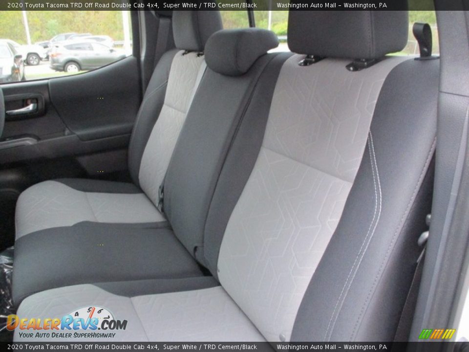 2020 Toyota Tacoma TRD Off Road Double Cab 4x4 Super White / TRD Cement/Black Photo #15