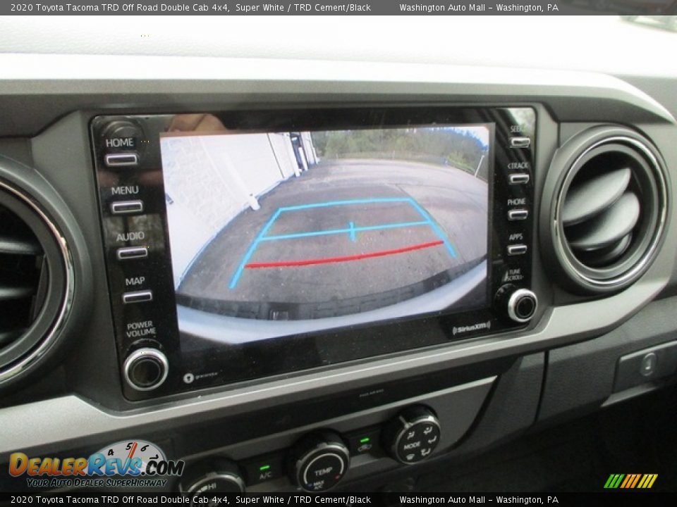 2020 Toyota Tacoma TRD Off Road Double Cab 4x4 Super White / TRD Cement/Black Photo #18