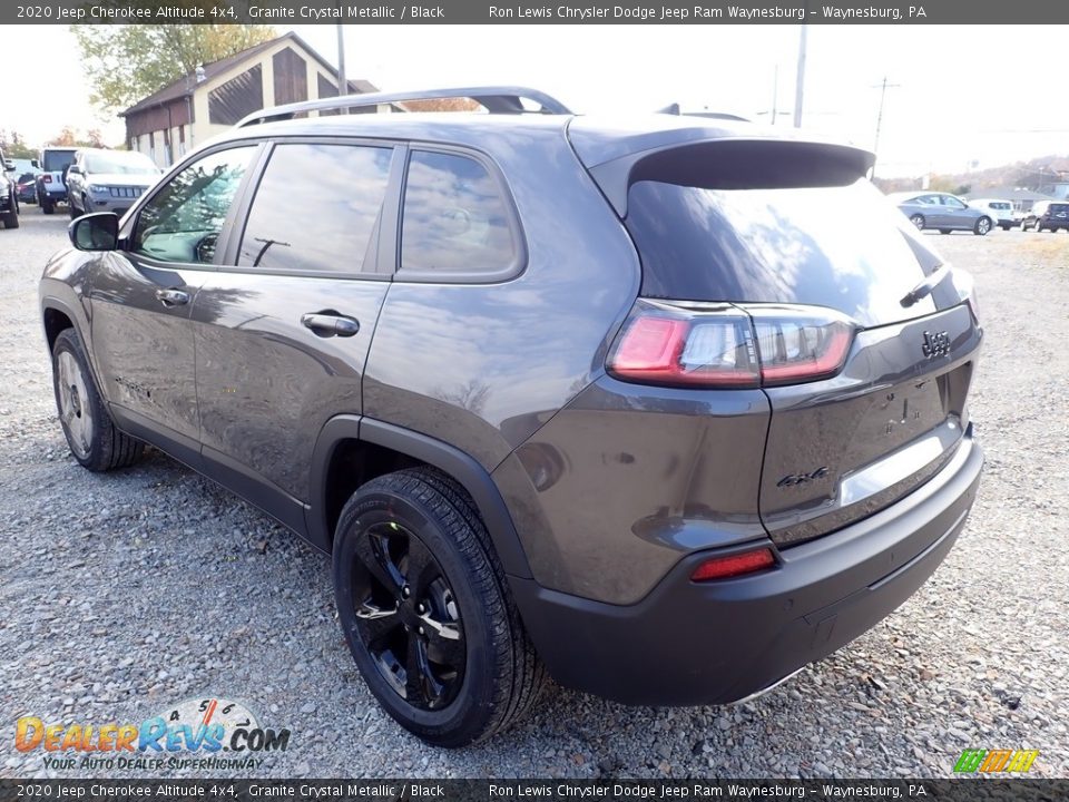 2020 Jeep Cherokee Altitude 4x4 Granite Crystal Metallic / Black Photo #3