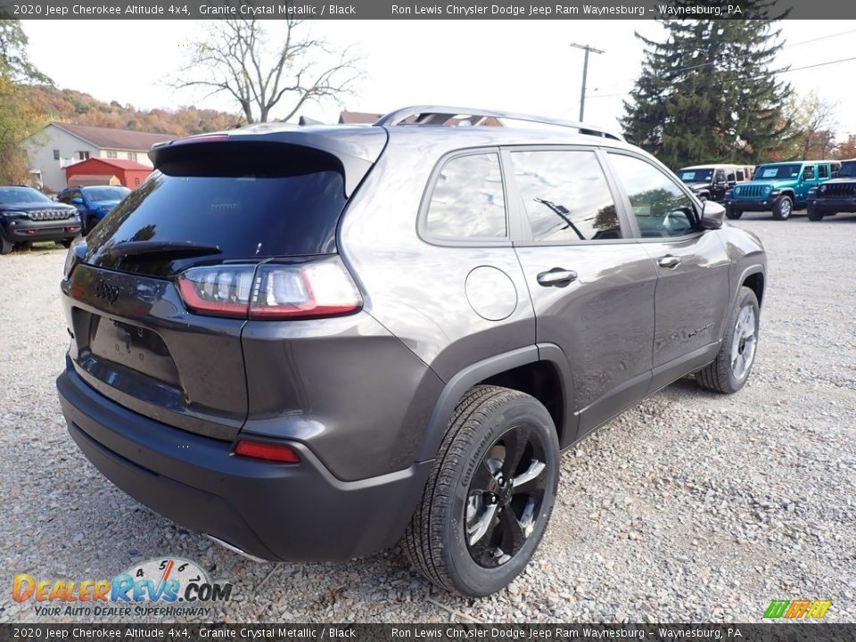 2020 Jeep Cherokee Altitude 4x4 Granite Crystal Metallic / Black Photo #5