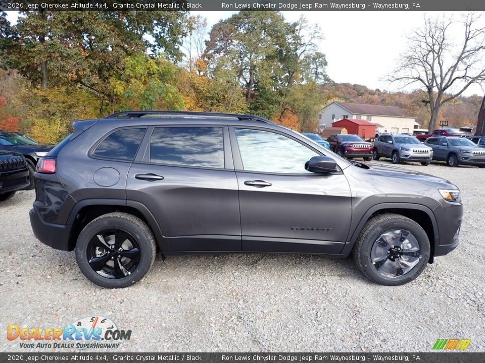 2020 Jeep Cherokee Altitude 4x4 Granite Crystal Metallic / Black Photo #6