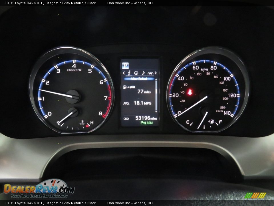 2016 Toyota RAV4 XLE Magnetic Gray Metallic / Black Photo #28