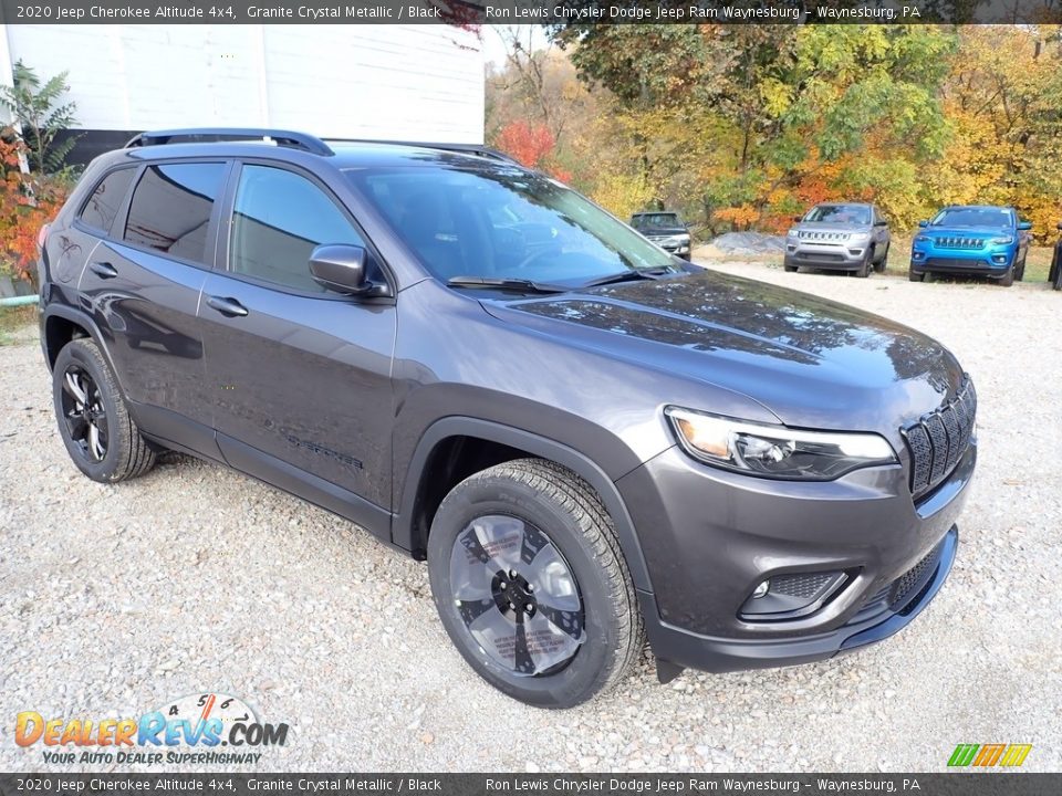 2020 Jeep Cherokee Altitude 4x4 Granite Crystal Metallic / Black Photo #7