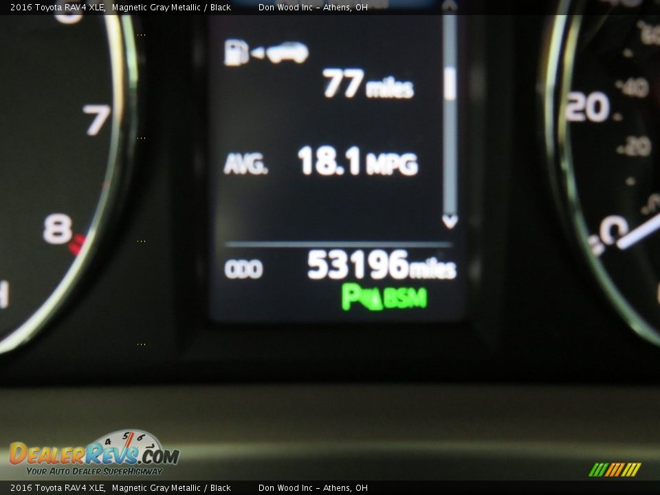 2016 Toyota RAV4 XLE Magnetic Gray Metallic / Black Photo #29