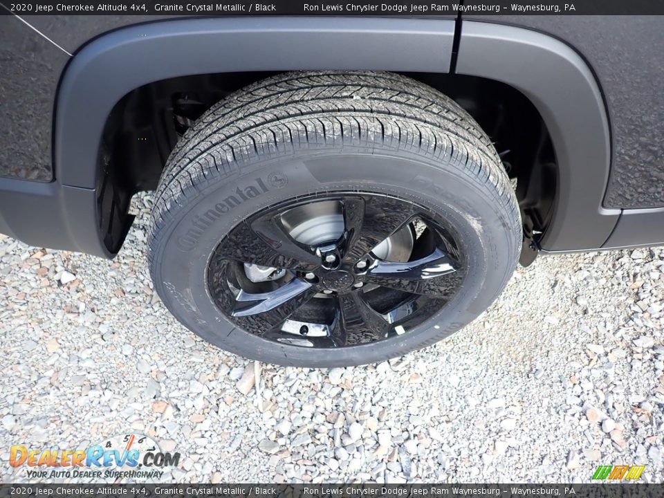 2020 Jeep Cherokee Altitude 4x4 Granite Crystal Metallic / Black Photo #9