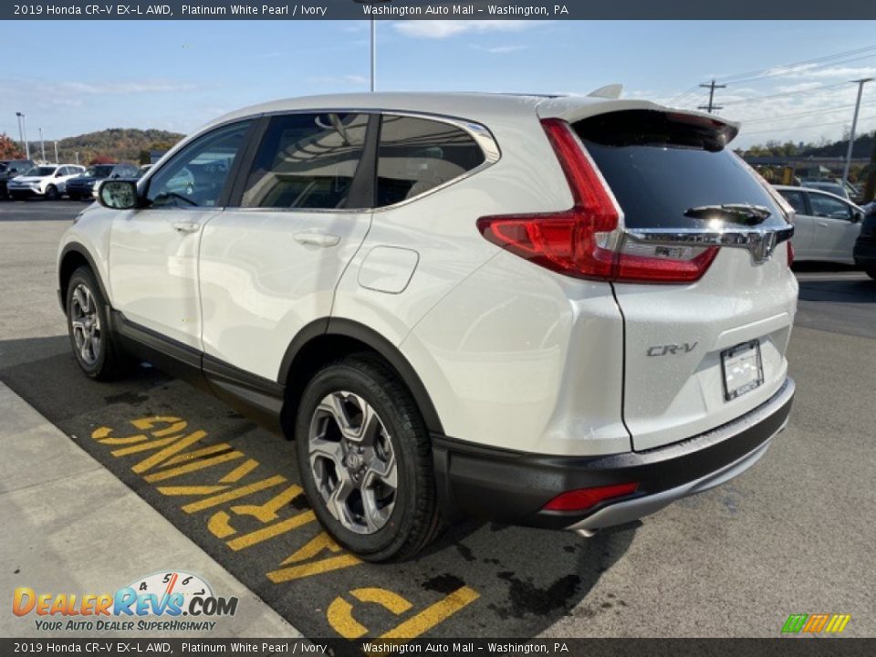 2019 Honda CR-V EX-L AWD Platinum White Pearl / Ivory Photo #5