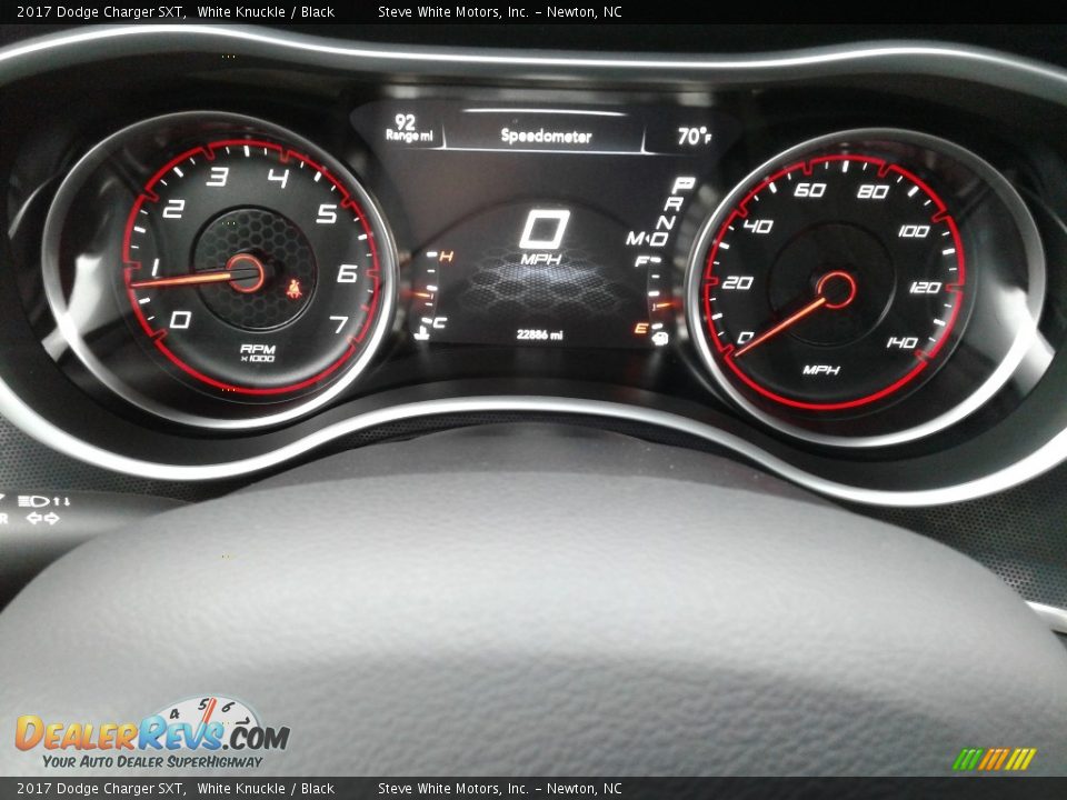 2017 Dodge Charger SXT White Knuckle / Black Photo #20