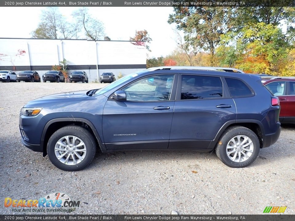 2020 Jeep Cherokee Latitude 4x4 Blue Shade Pearl / Black Photo #2