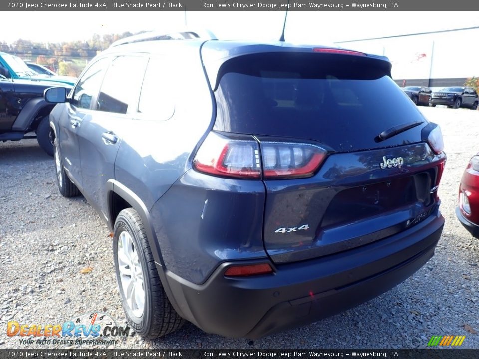 2020 Jeep Cherokee Latitude 4x4 Blue Shade Pearl / Black Photo #3