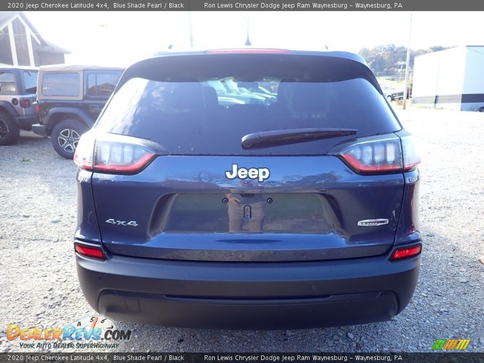 2020 Jeep Cherokee Latitude 4x4 Blue Shade Pearl / Black Photo #4