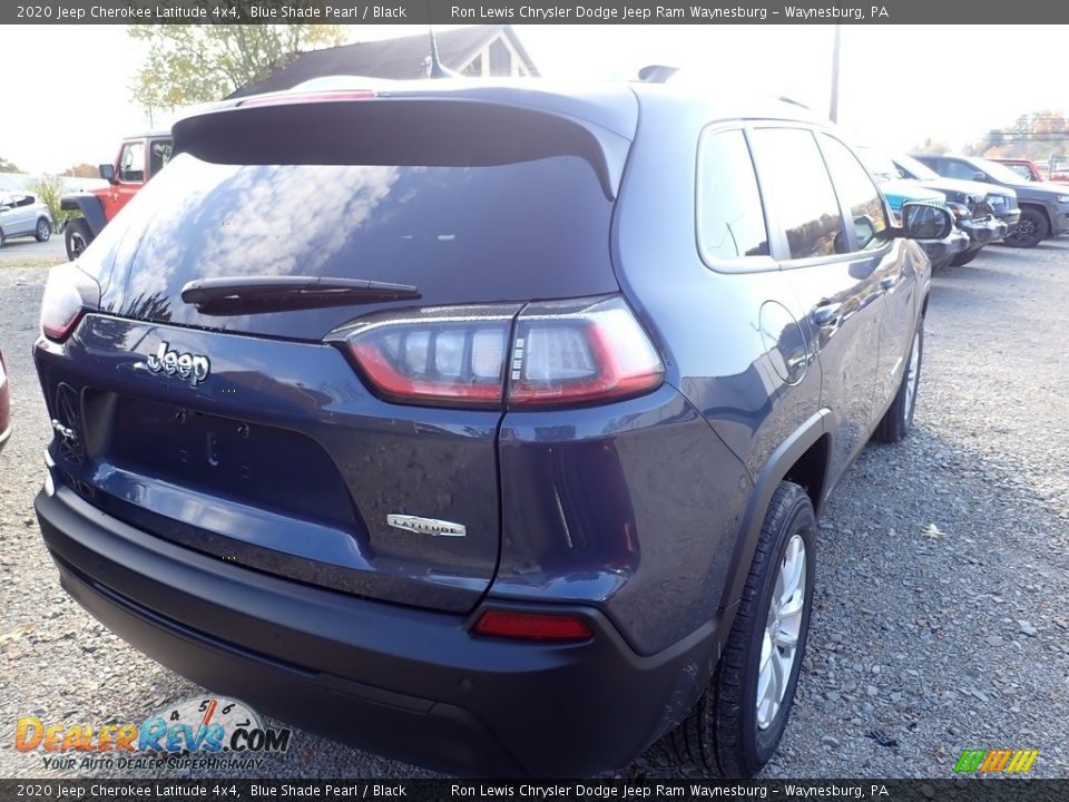 2020 Jeep Cherokee Latitude 4x4 Blue Shade Pearl / Black Photo #5