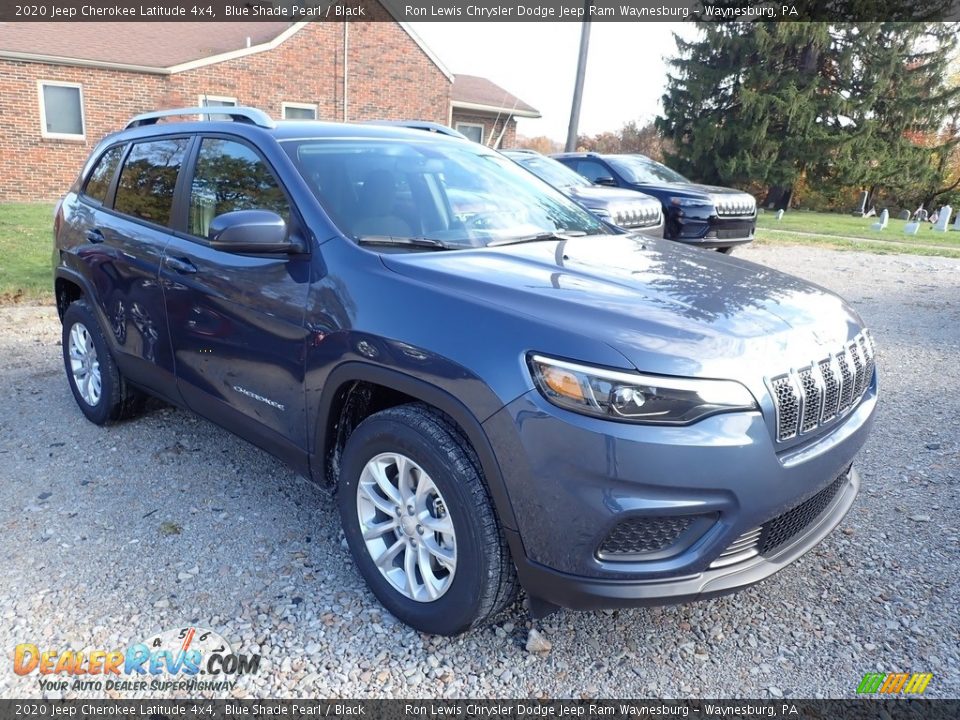 2020 Jeep Cherokee Latitude 4x4 Blue Shade Pearl / Black Photo #7