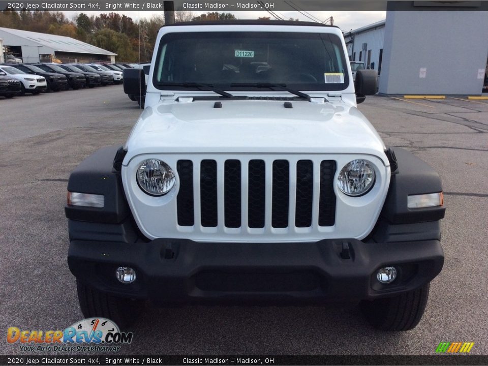 2020 Jeep Gladiator Sport 4x4 Bright White / Black Photo #4