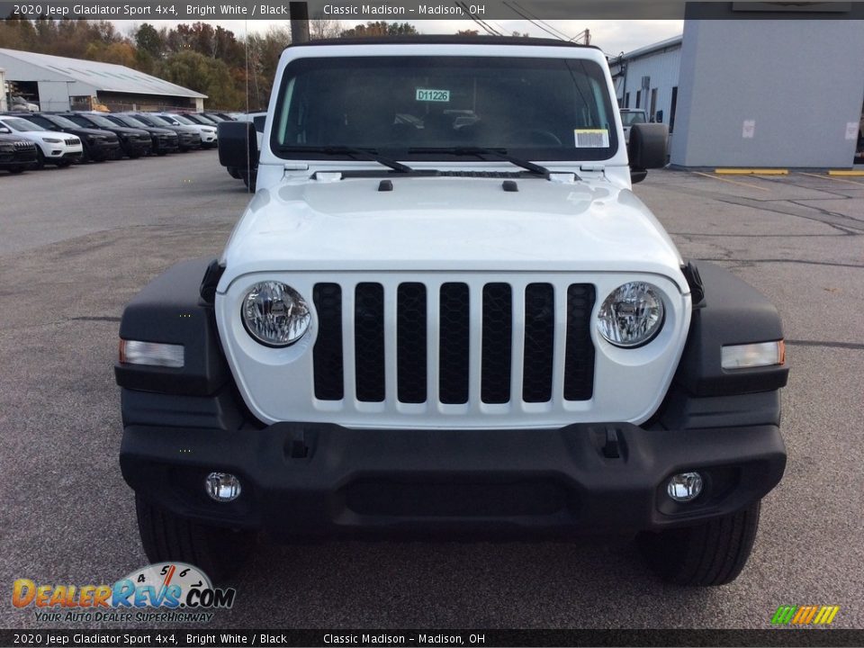 2020 Jeep Gladiator Sport 4x4 Bright White / Black Photo #4