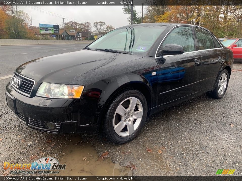 2004 Audi A4 3.0 quattro Sedan Brilliant Black / Ebony Photo #7