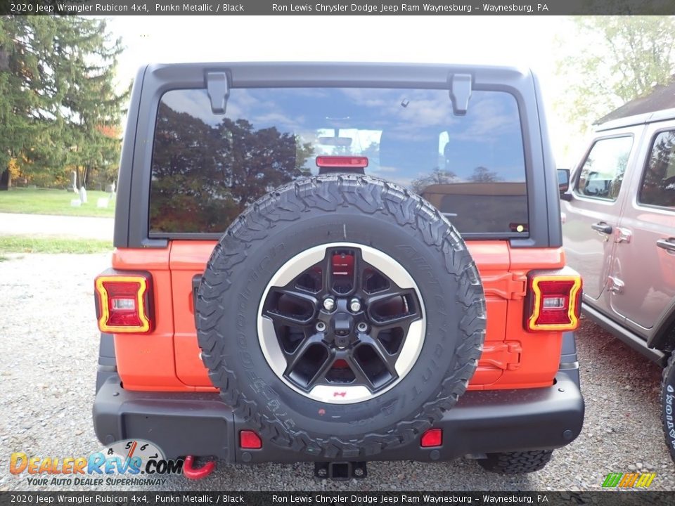 2020 Jeep Wrangler Rubicon 4x4 Punkn Metallic / Black Photo #4