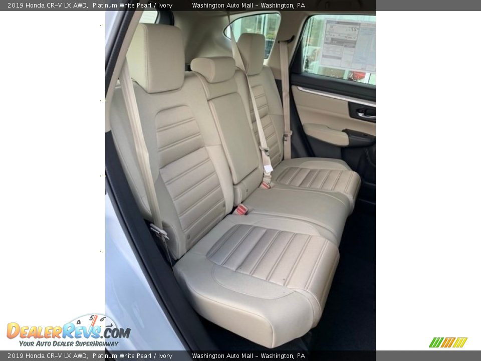 2019 Honda CR-V LX AWD Platinum White Pearl / Ivory Photo #24