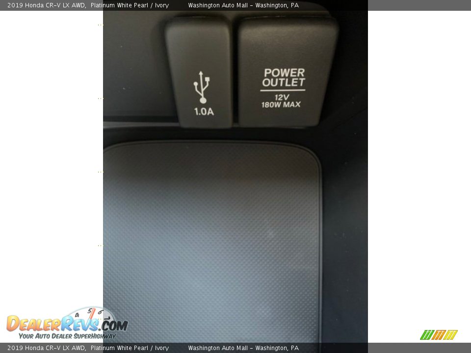 2019 Honda CR-V LX AWD Platinum White Pearl / Ivory Photo #36