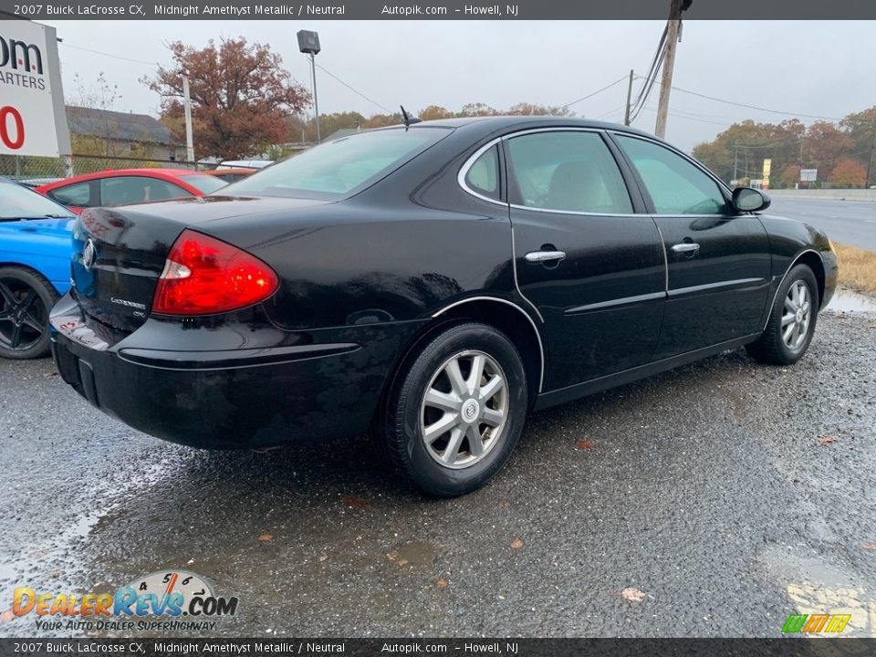 2007 Buick LaCrosse CX Midnight Amethyst Metallic / Neutral Photo #3