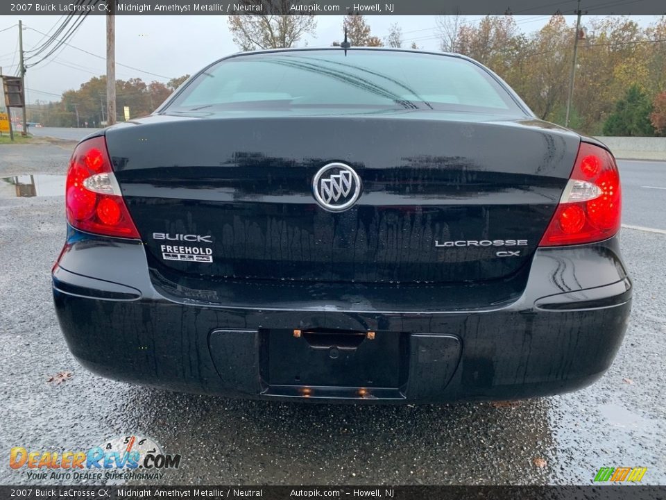 2007 Buick LaCrosse CX Midnight Amethyst Metallic / Neutral Photo #4