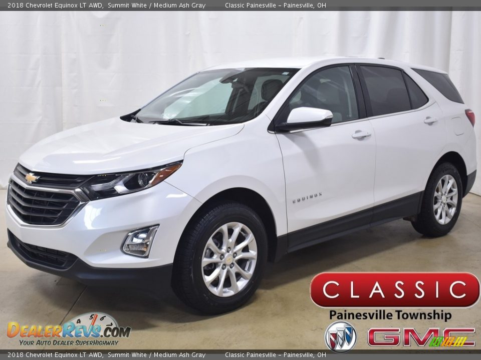 2018 Chevrolet Equinox LT AWD Summit White / Medium Ash Gray Photo #1