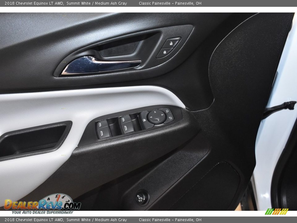 2018 Chevrolet Equinox LT AWD Summit White / Medium Ash Gray Photo #10