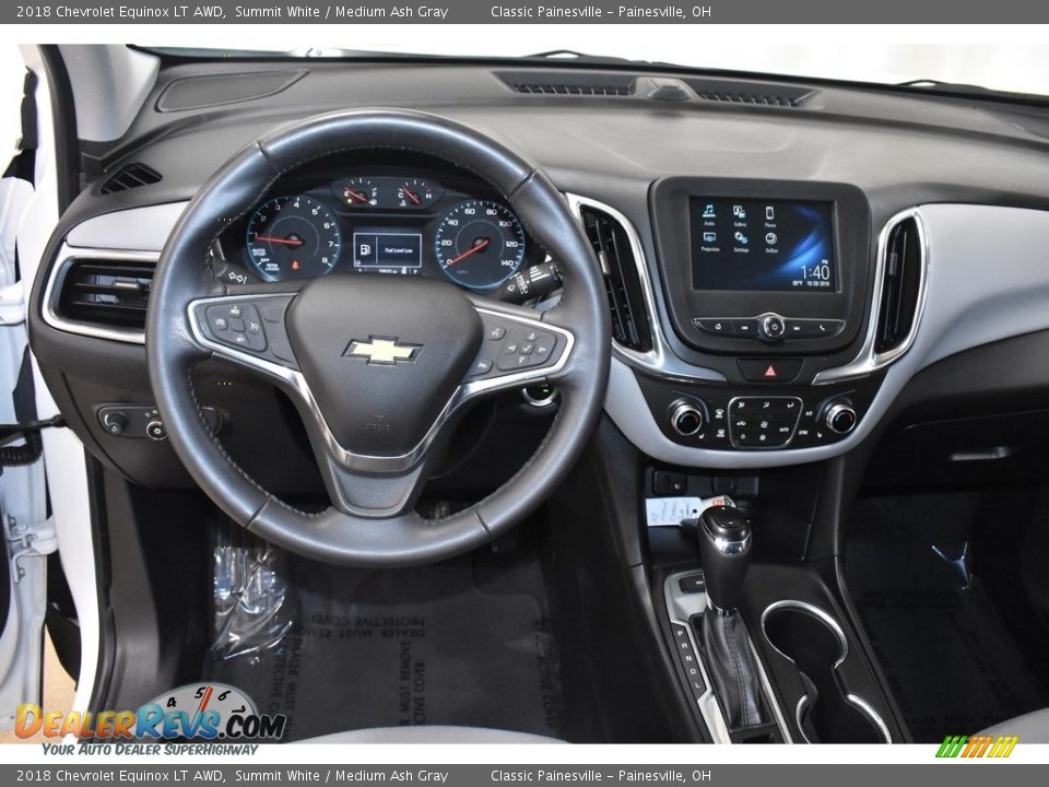 2018 Chevrolet Equinox LT AWD Summit White / Medium Ash Gray Photo #12