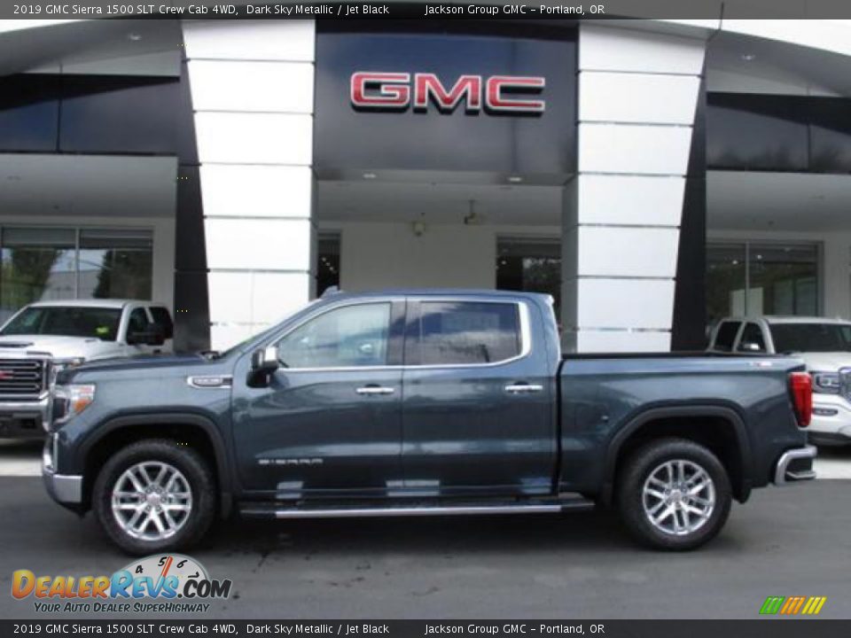 2019 GMC Sierra 1500 SLT Crew Cab 4WD Dark Sky Metallic / Jet Black Photo #2