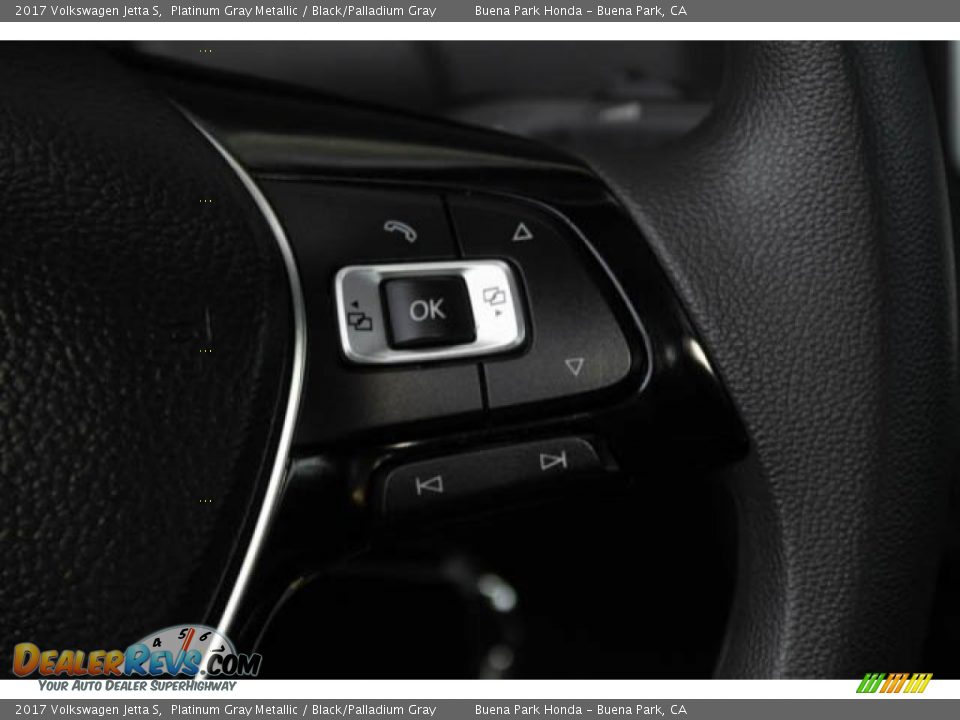 2017 Volkswagen Jetta S Platinum Gray Metallic / Black/Palladium Gray Photo #17