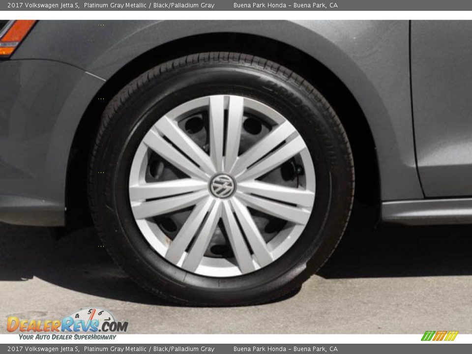2017 Volkswagen Jetta S Platinum Gray Metallic / Black/Palladium Gray Photo #35